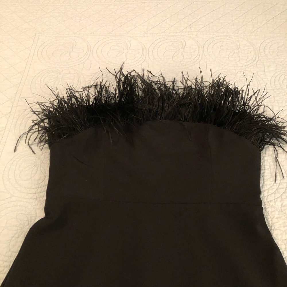 Sam Edelman strapless black mini dress. - Picture 5 of 12